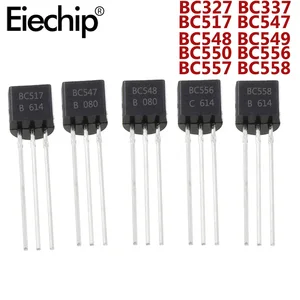 50pcs BC327 BC337 BC517 BC547 BC548 BC549 BC550 BC556 BC557 BC558 TO-92 Transistor NPN PNP New Original