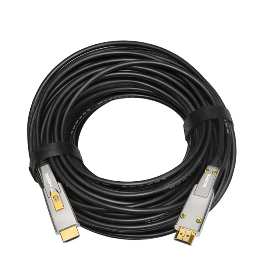 

Fiber Optic HDMI Compatible Cable 4K@60Hz 2.0 Version 18Gbps HDR 4:4:4 Compatible Micro HDMI Optic Cables Engineering Line 5M