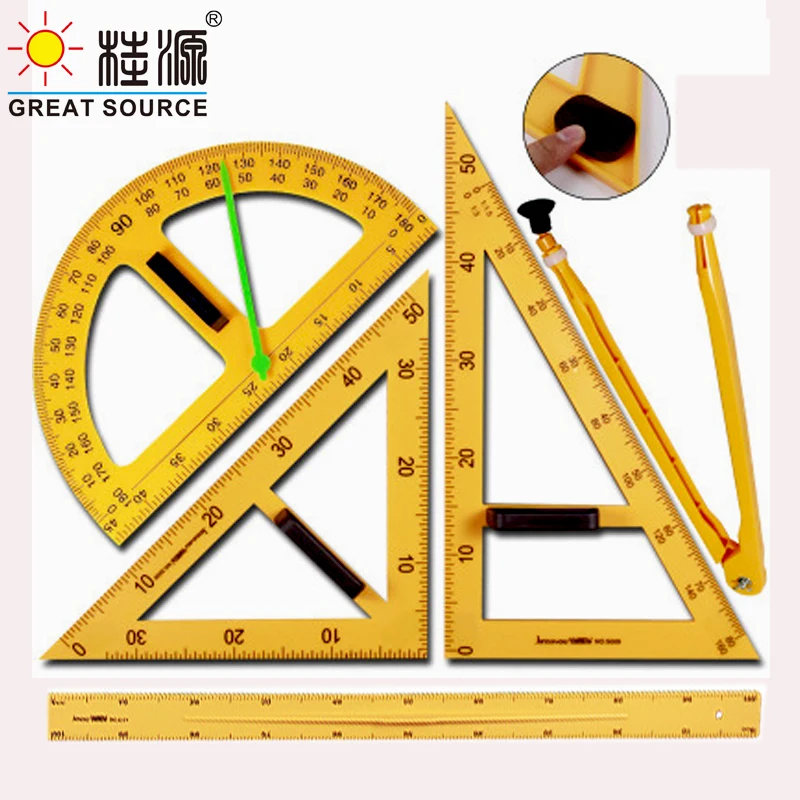 Учитель математика набор магнит установленная квадратная линейка транспортир