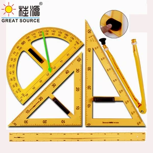 Учитель математика набор магнит установленная квадратная линейка транспортир, компас набор из 5 пар