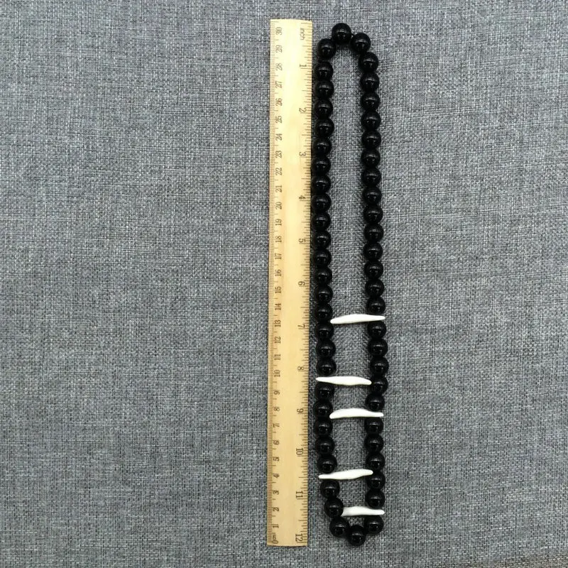 Классическое аниме ожерелье Инуяша слово дух четки черное из бисера браслет