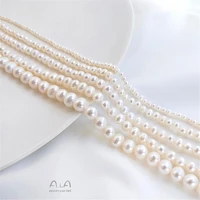 natural freshwater pearl baroque potato beads diy handmade bracelet earrings loose beads accessories