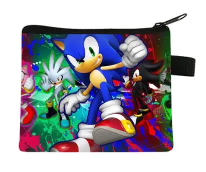 Экшн-фигурки в стиле Sonic оригинальные зеркальные Карманные женские кошельки на