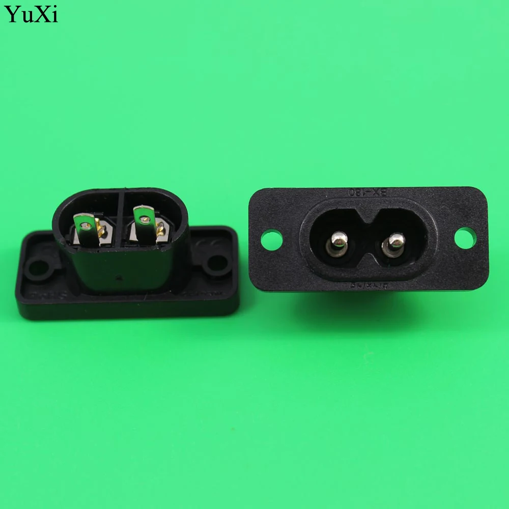 Штепсельная Вилка YuXi IEC320 C8 250 в а черного цвета | Компьютеры и офис