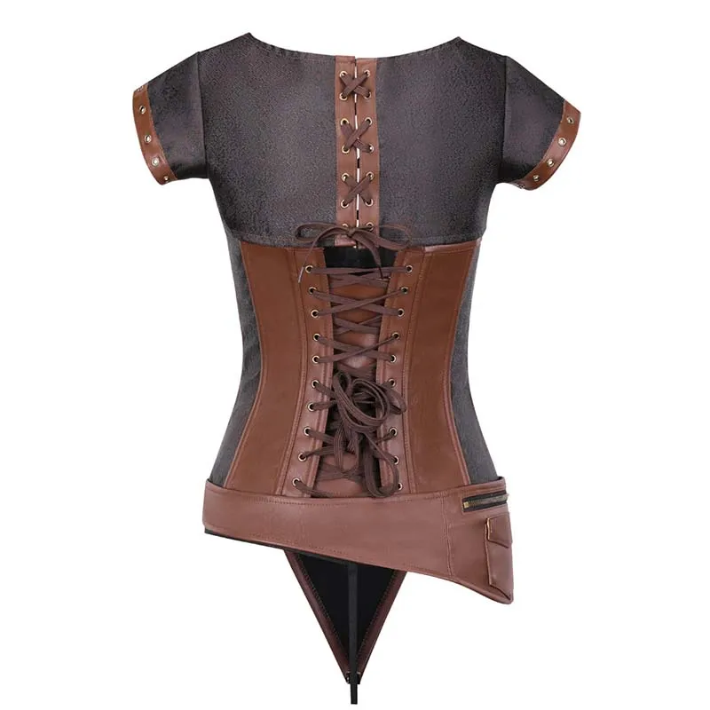 Стимпанк корсет сексуальный готический женский винтажный Ретро корсетный
