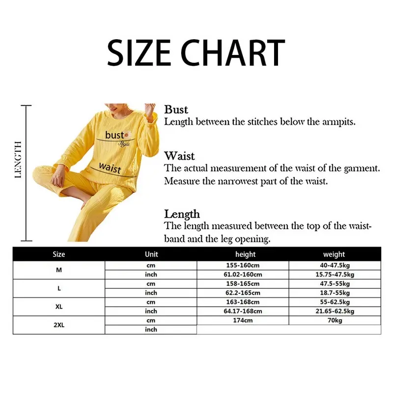

Women Plush Pajamas Set Two Pieces Set Long Sleeve Round Neck Top Elastic Waist Pants Women Homewear