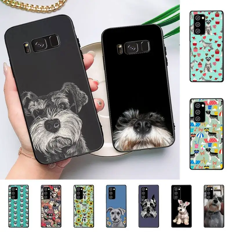 

Yinuoda Lovely Dogs Schnauzer Design Phone Case for Samsung Note 5 7 8 9 10 20 pro plus lite ultra A21 12 72