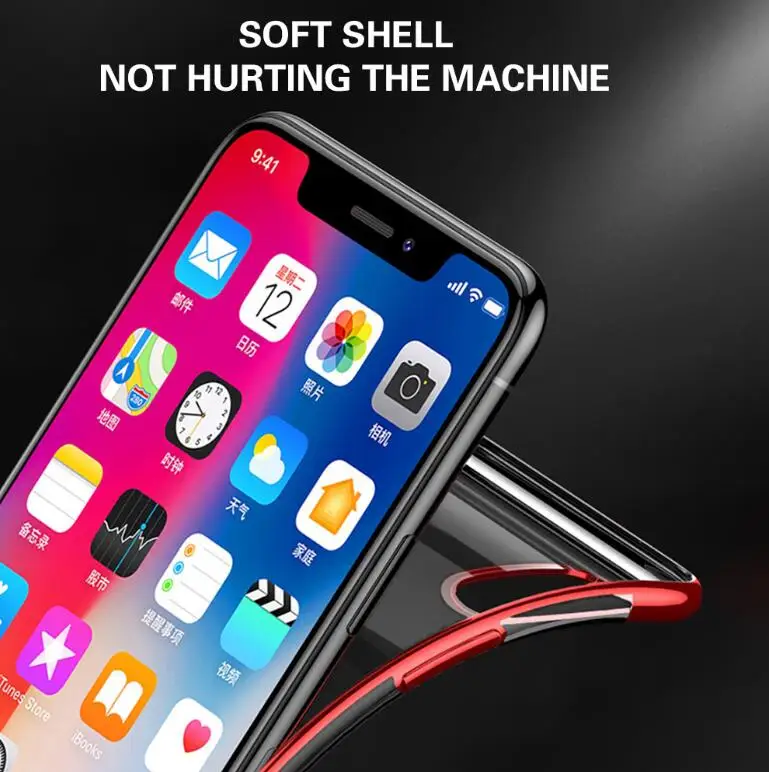 Чехол-накладка для iPhone 6 6S 7 8 Plus 5 5S SE X 10 XS MAX 6Plus 6splus 7plus 8plus XSMAX мягкий роскошный