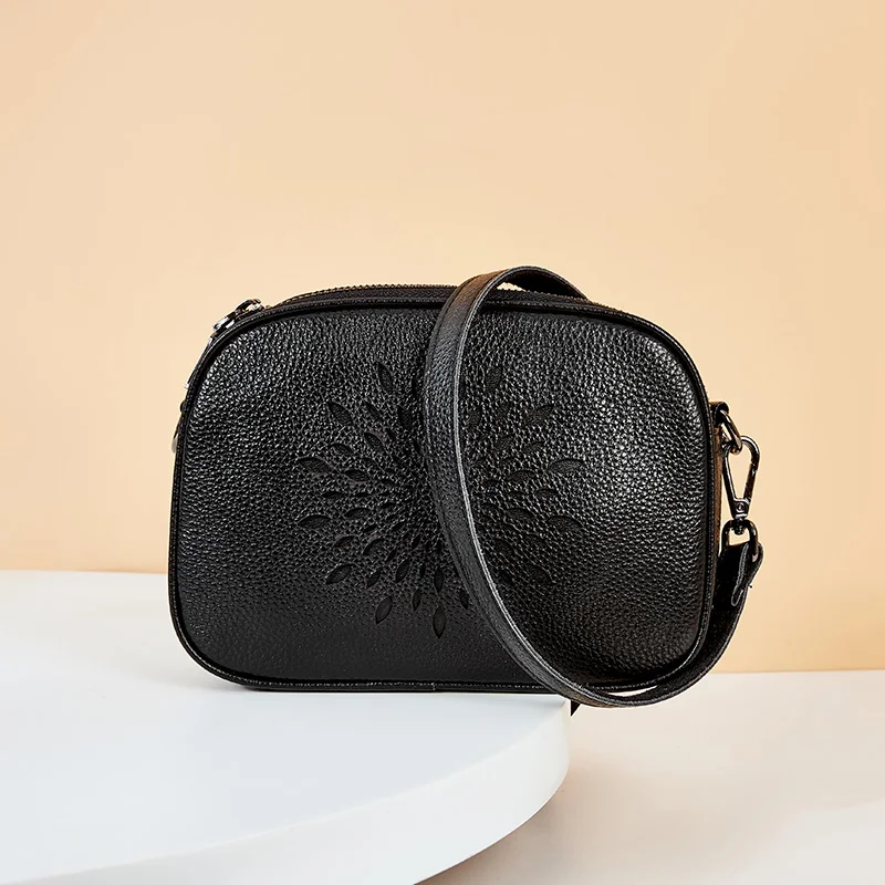 Дизайнерская женская сумка из натуральной кожи мини через плечо для женщин