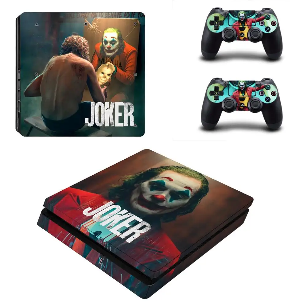DC Джокер PS4 Slim sticker s Play station 4 наклейки для кожи наклейки для playstation 4 PS4 Slim консоль и контроллер Скины Виниловые