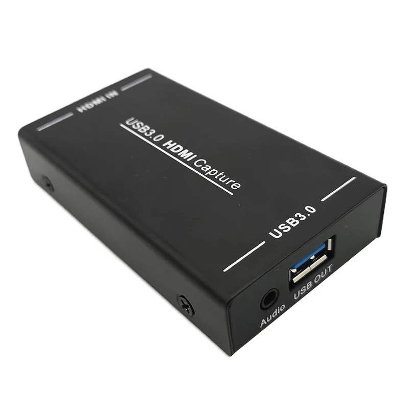 

HDMI Capture Card, USB3.0 Game Video Converter with HDMI Loop-Out Support Full HD 1080P 60HZ Mic in and o Out