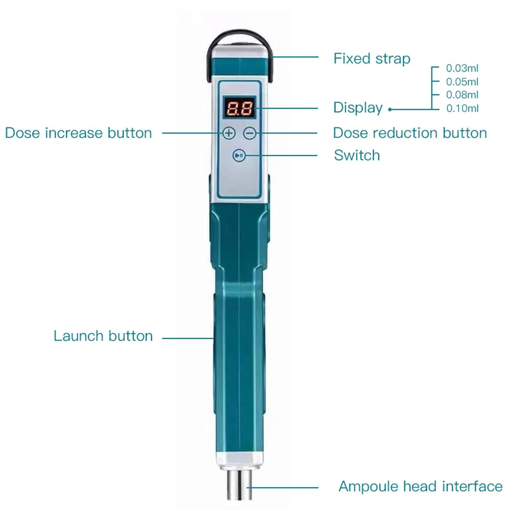 Ручка гиалуроновая электрическая автоматическая для инъекций пистолет