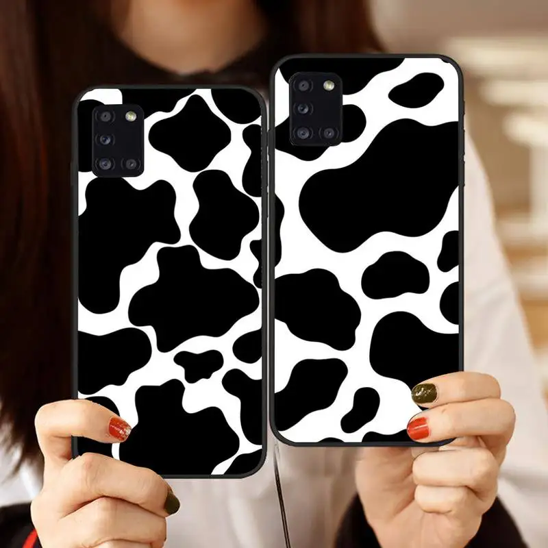 

cow print pattern Phone Case For Samsung galaxy A S note 10 12 20 32 40 50 51 52 70 71 72 21 fe s ultra plus
