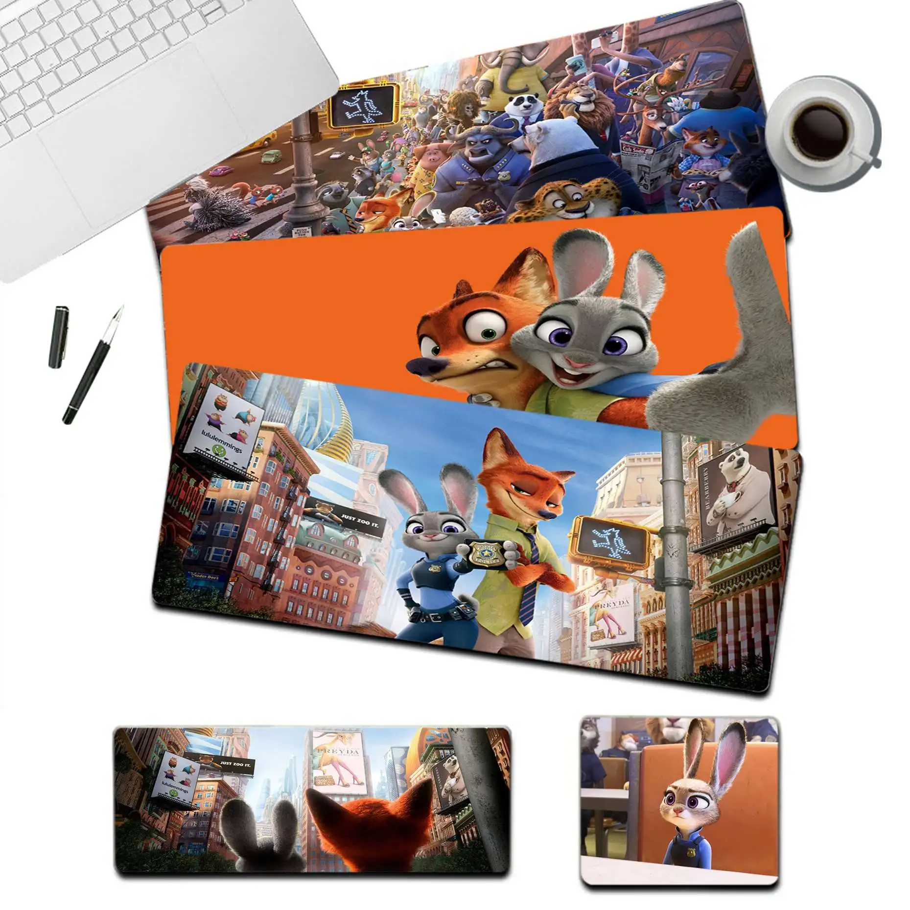 

Lovely Crazy Zootopia Zootropolis Rabbit Gaming Player desk laptop Rubber Mouse Mat Size for Keyboards Mat Mousepad