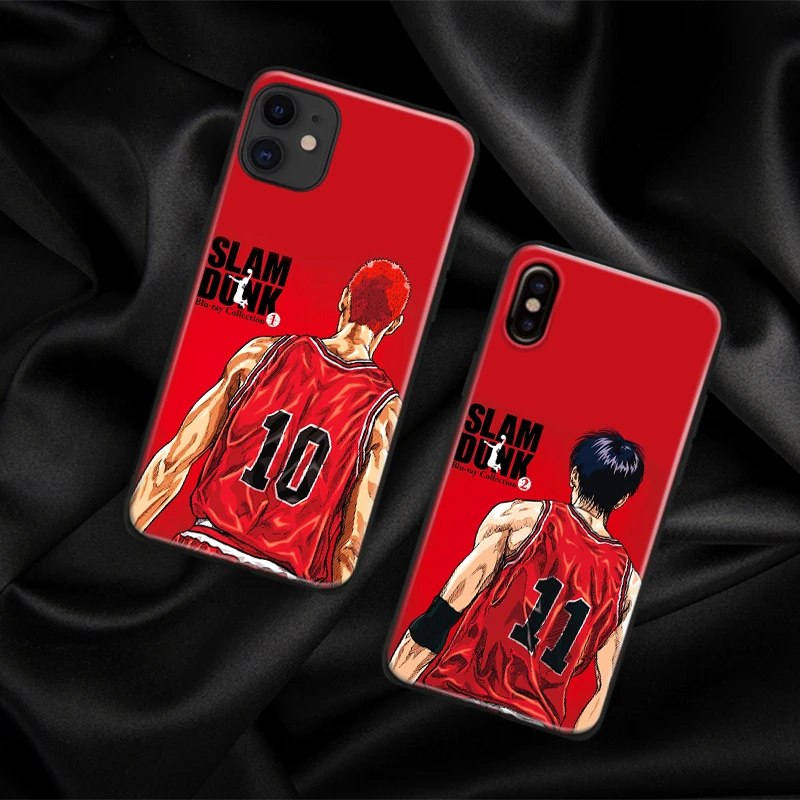 Dunk аниме сакураги Rukawa Чехлы для мобильного телефона из мягкого силикона чехол