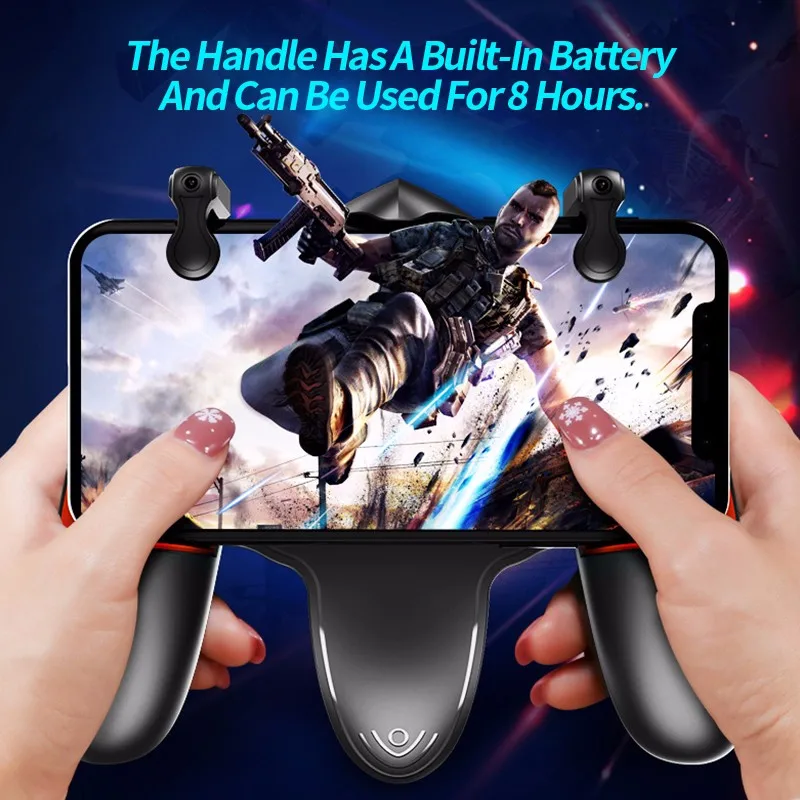 for PUBG Game Controller Gamepad Trigger Button Cooling Fan Joystick IOS Android Phone | Электроника