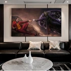 В стиле Джокер из рук в руки граффити настенные картины художественные плакаты и принты Хит Леджер Джокер современного искусства фотографии домашний декор