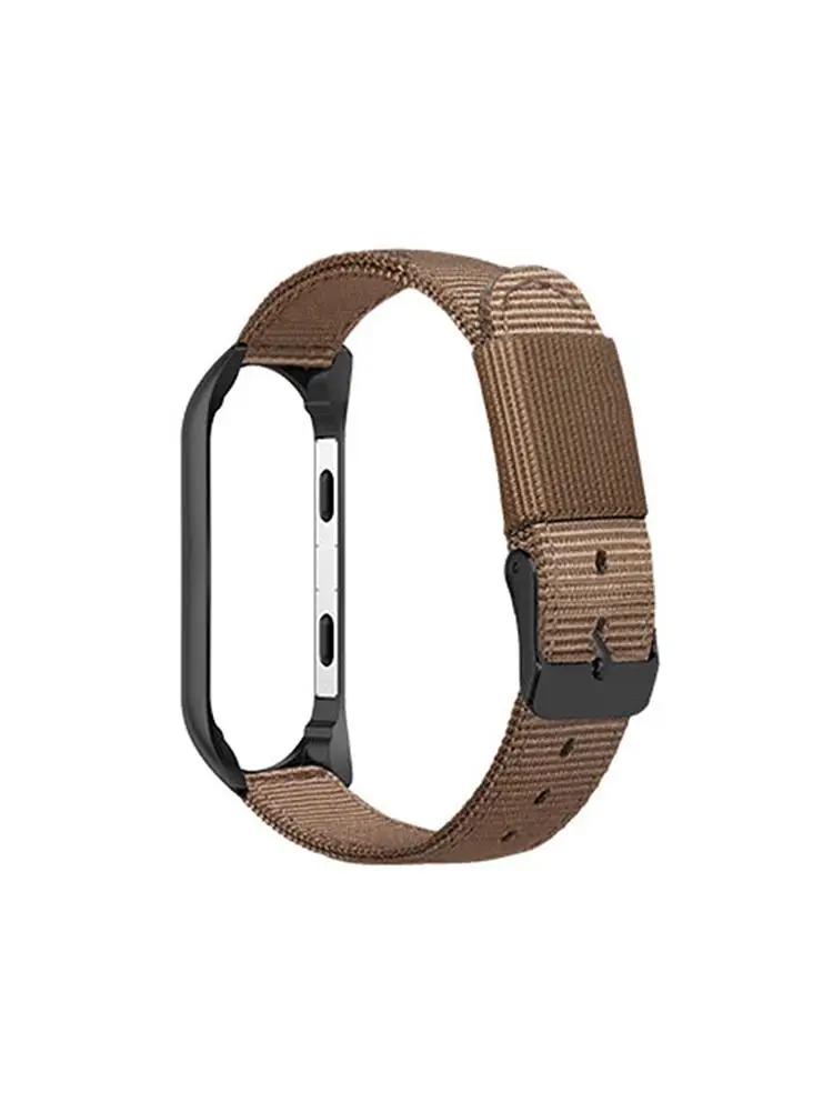Для Xiao mi 3 Xiao mi 4m 3 mi Band 4 Универсальный спортивный предварительно mi um холст сменный Браслет нейлоновый ремешок с черной рамкой ремешок для часов