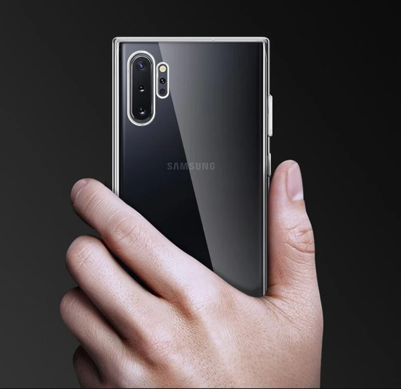 Для samsung Galaxy Note 10 Plus чехол S10 S11 тонкий прозрачный ТПУ силиконовый прозрачный мягкий чехол для samsung Note 10+ чехол для телефона