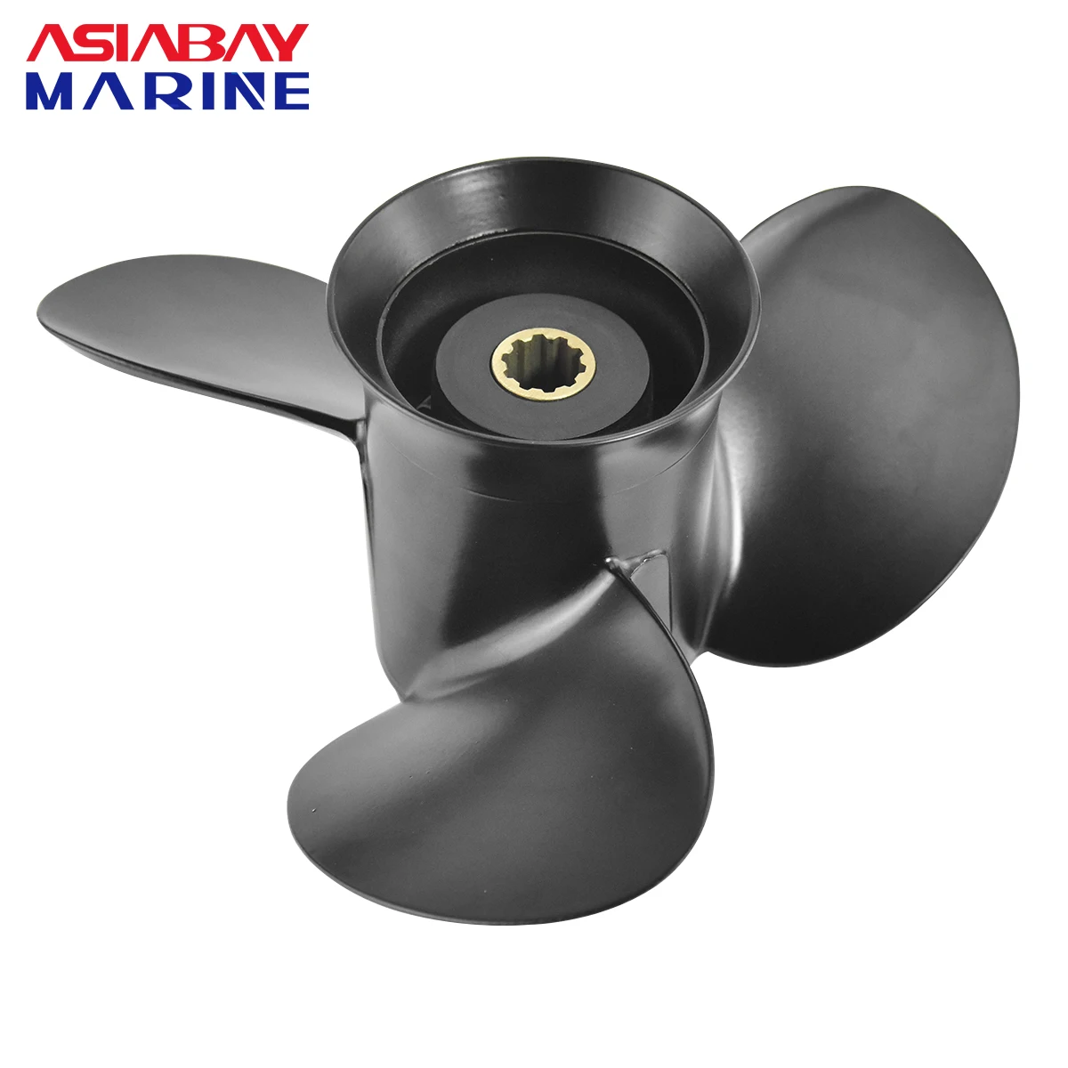 3-лопастной винт 9 9x10 Морской Пропеллер из алюминиевого сплава для Tohatsu Mercury Nissan