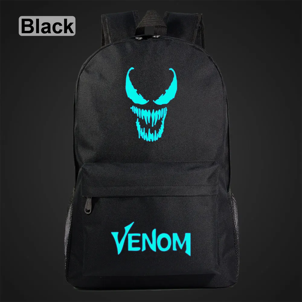 Светящийся Galaxy Venom для мальчиков и девочек, детская школьная сумка, женский рюкзак, подростковые школьные сумки, мужские рюкзаки - Цвет: AL35-01