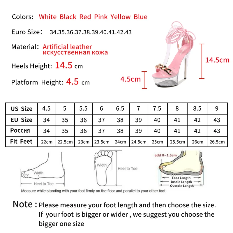 

LEOPARD LAND 2021 LED Light PU Sexy Sandals 13CM15CM High Heels Stilettos Sexy Transparent Luminous High Female Clear Heels LFD