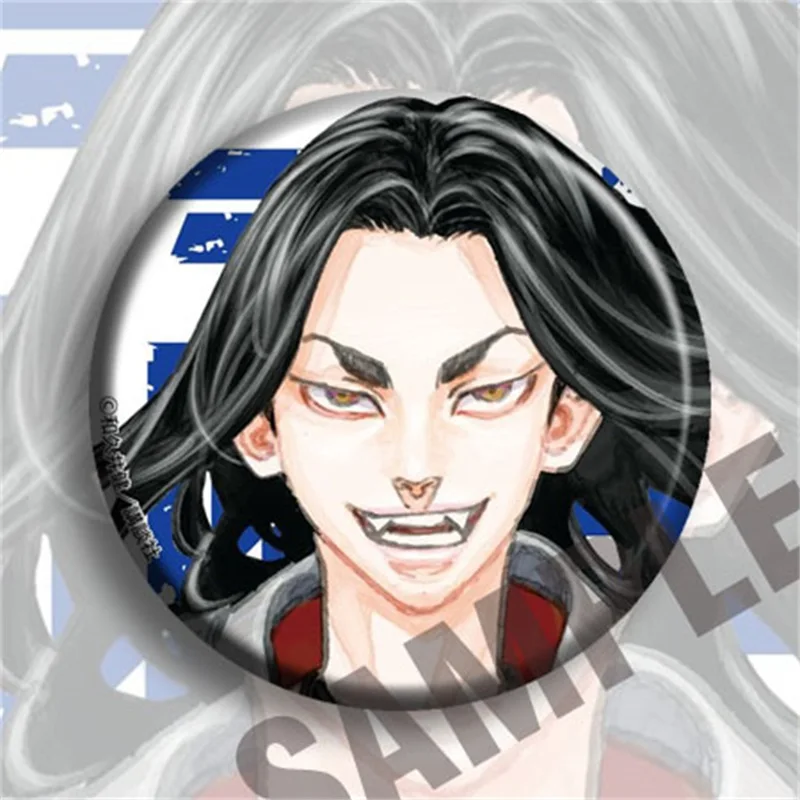 Tokyo Revengers Takemitchy Hinata Tachibana Naoto Mikey Badge Anime Cosplay Costume Garniture Itabag Bedge Brooch Pin |