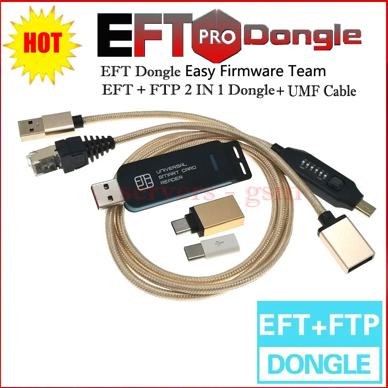 2021 новый оригинальный ключ EFT Pro2 Dongle / + FTP Key 2 в 1 DONGLE (UMF) ALL BOOT CABLE Unlimited загрузка |