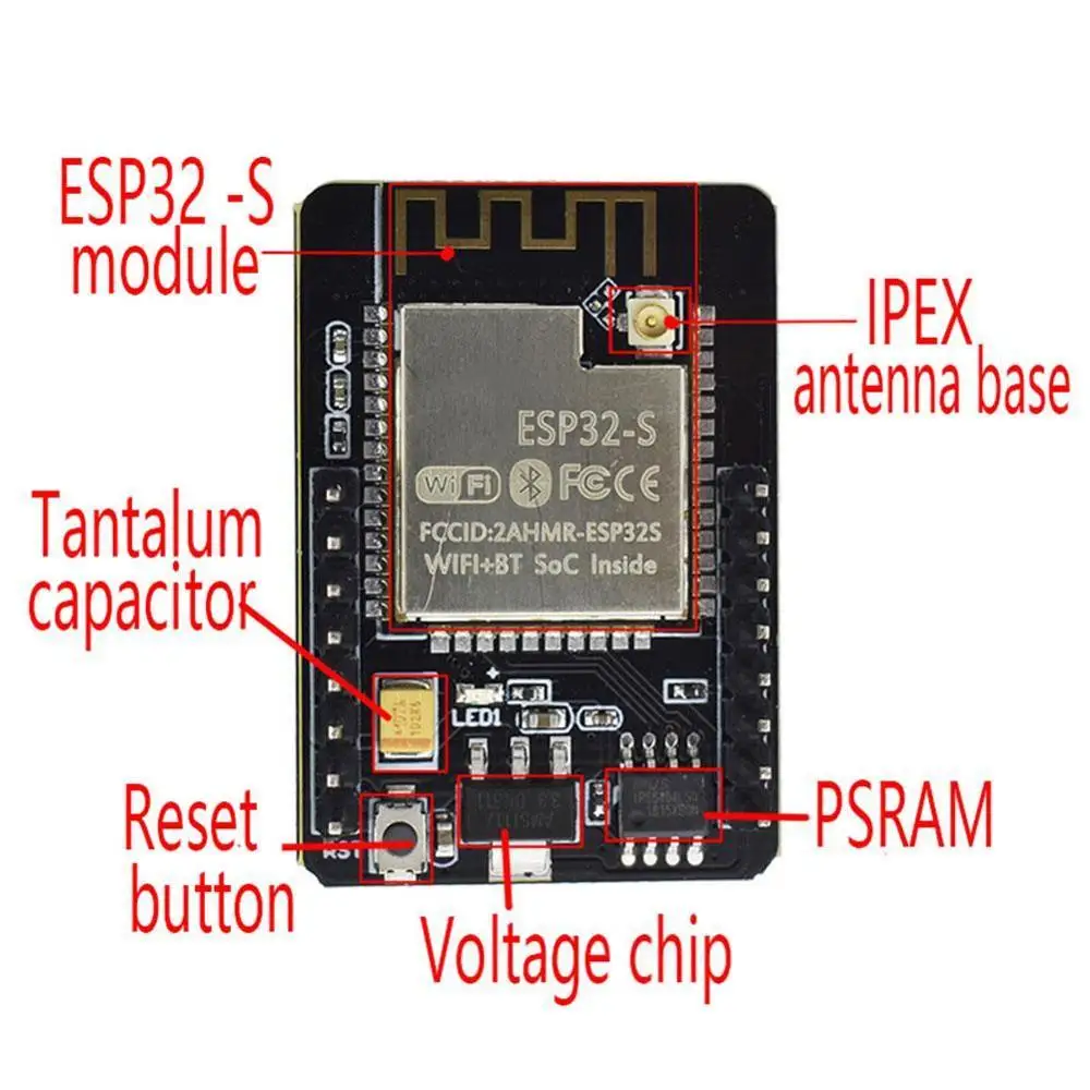 Фонарь Nodemcu WiFi модуль ESP32 последовательный к Bluetooth для платы OV2640 WiFi-камеры OV7670