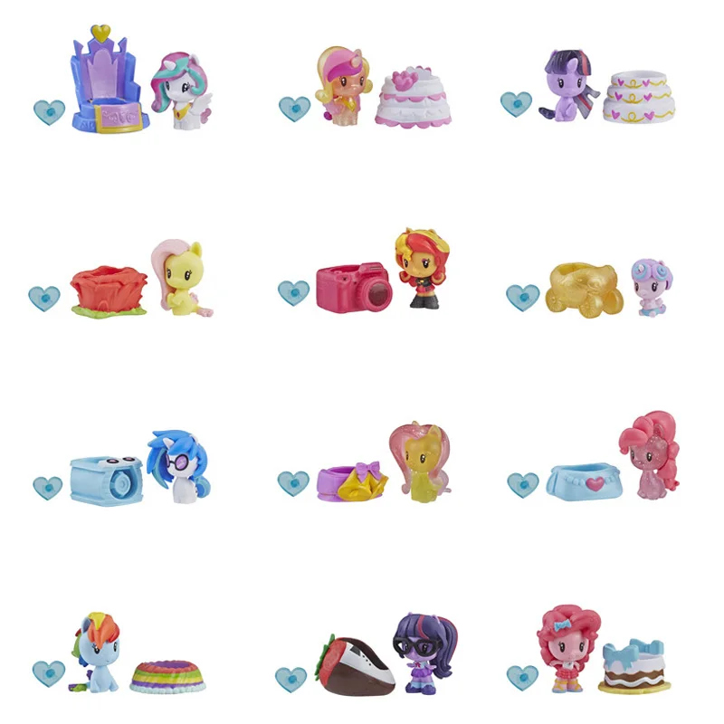 Hasbro My Little Pony кукла игрушки глухая коробка Милая экшн-фигурка дети сюрприз Свадьба