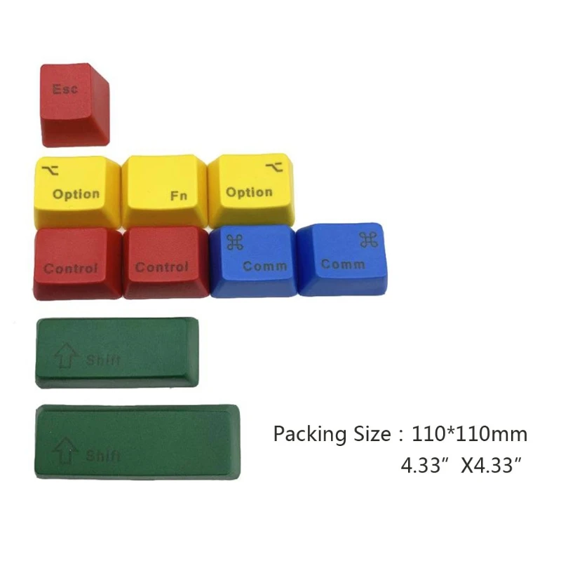 

10Pcs Keycap Mechanical Keyboard Keycap PBT Keycap Command Option Cap OEM 24BB