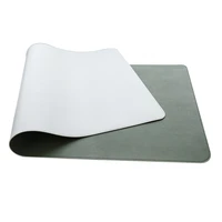 h8wa pu leather desk paddual side office desk matultra thin large mouse padlaptop desk table protector waterproof pad
