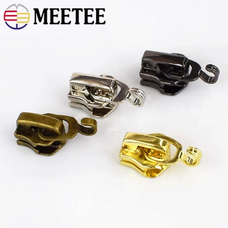 Meetee 20 шт. 3 #5 # металлические нейлоновые застежки для багажа одежда