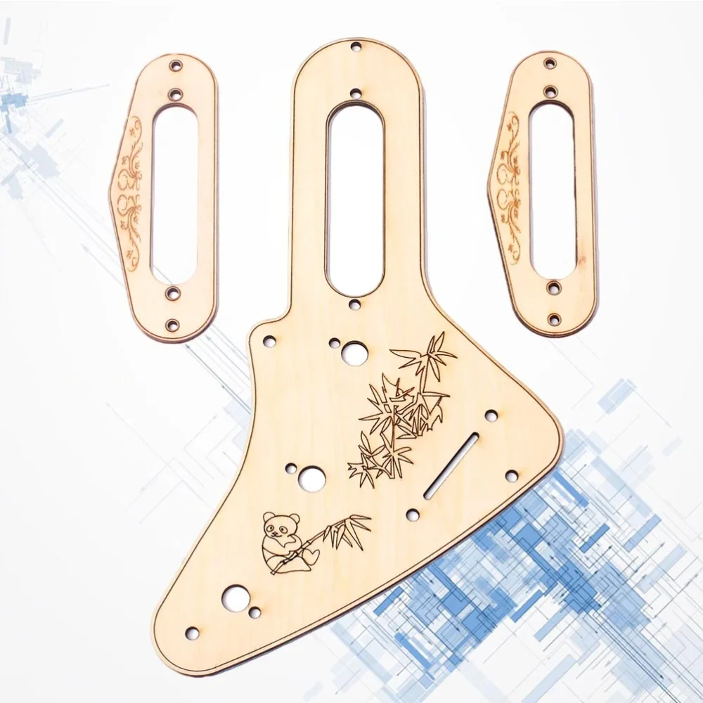 1 комплект гитары аксессуар шт. клена загружено Встроенный кабель хамбакер