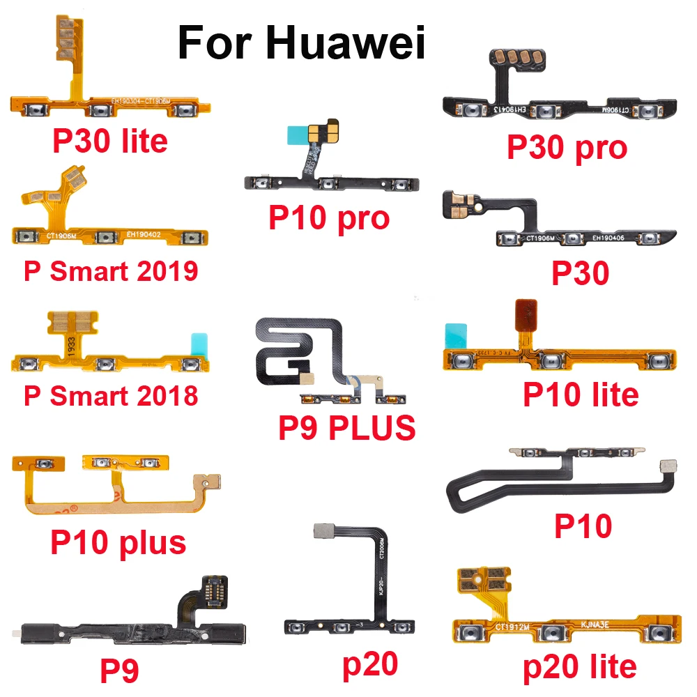 Лента переключателя громкости для Huawei P Smart 2018 2019 гибкая кнопка включения и