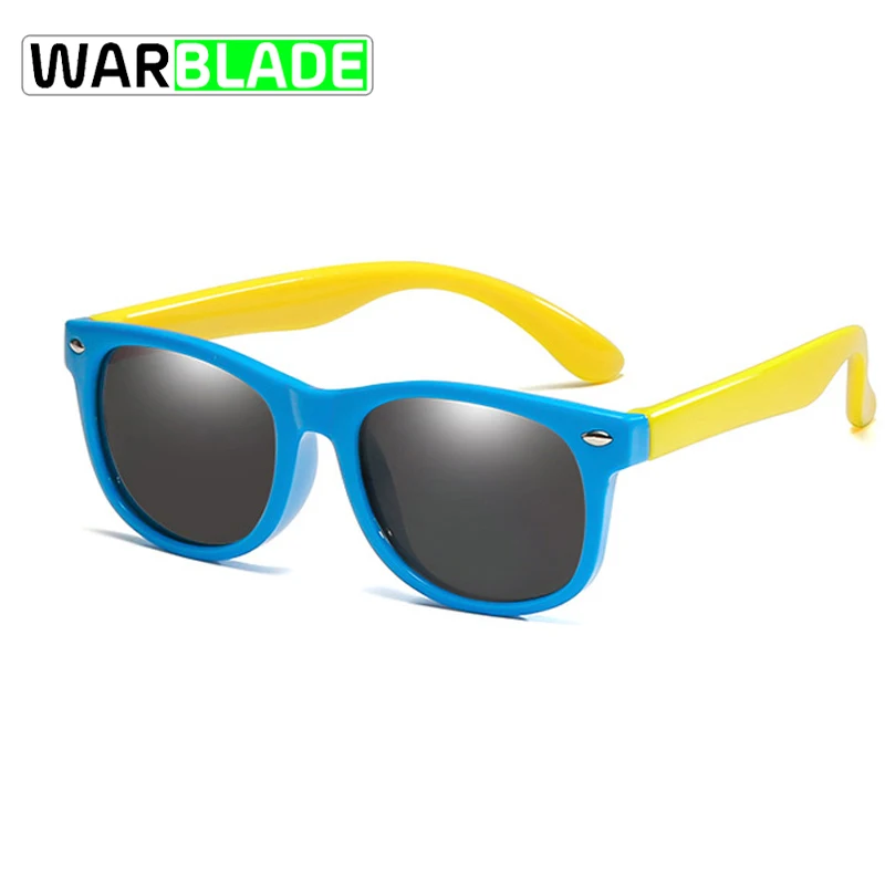 18Color Fashion Children Sunglasses Boys Girls Kids Polarized Sun Glasses TR90 Silicone Safety Baby Eyewear UV400 Oculos | Спорт и