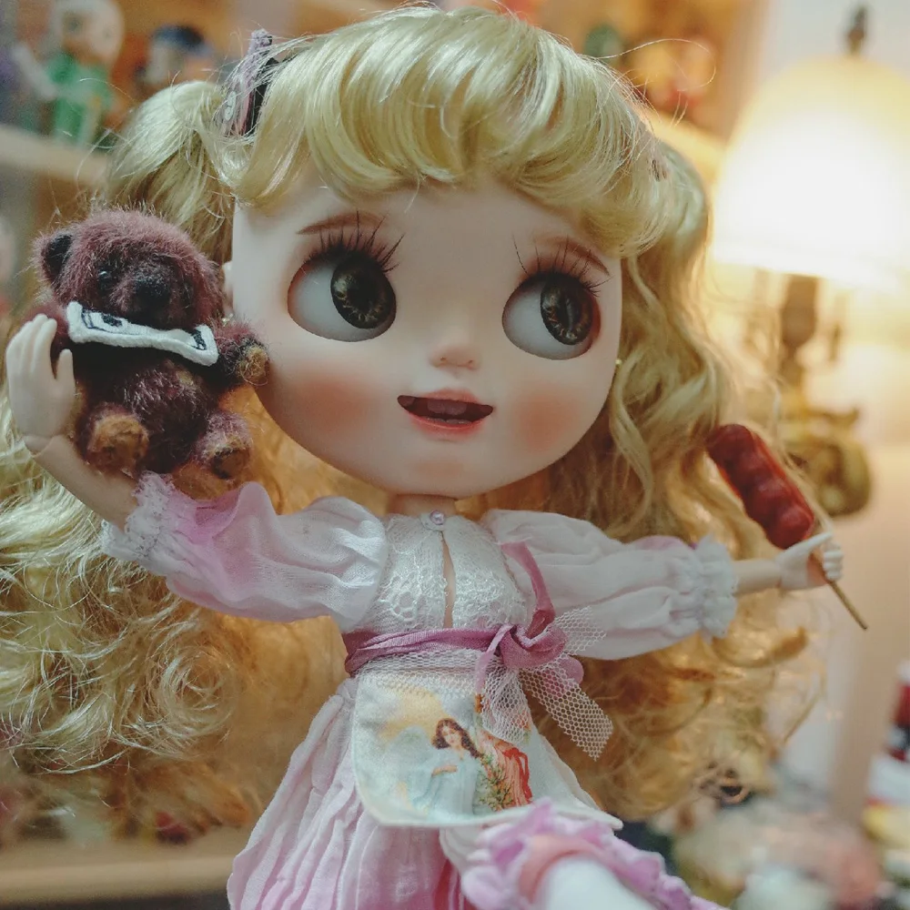 Кукла Blyth NBL 1/6 BJD с индивидуальным лицом большими глазами шарнирная кукла со