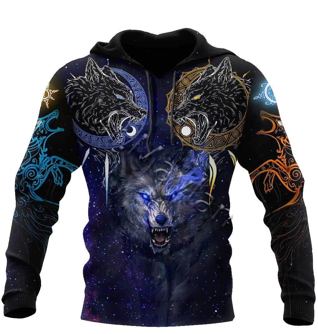 

Viking Tattoo Wolf 3D Printed Jacket Men/Women Harajuku Hoodie Unisex Casual Streetwear Sweatshirt Pullover sudadera hombre P680
