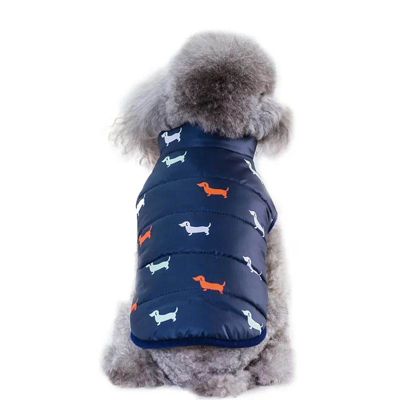 Теплый мягкий для собак куртка зимнее пальто собаки одежда маленькой чихуахуа