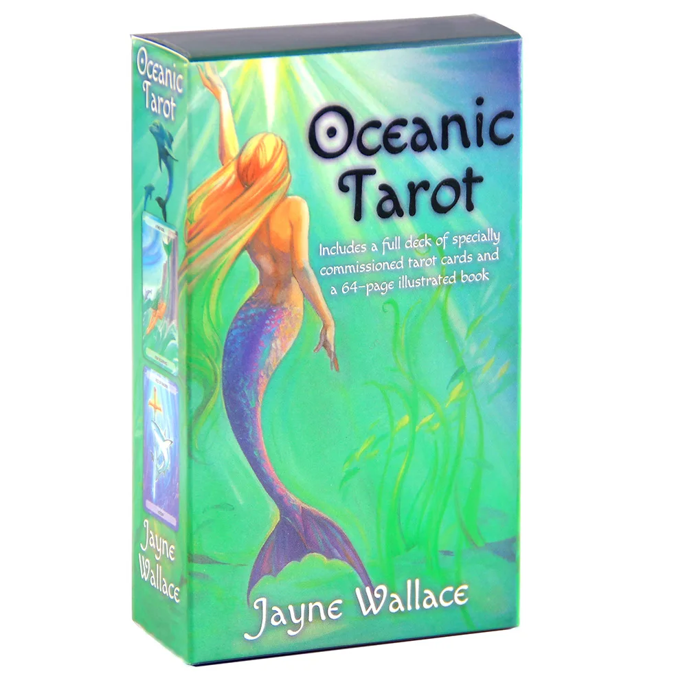 

New Tarot Card with Oceanic Oracle Card for Divination Fate English Tarot Deck Card Game Board Game for Adult With PDF Guidance