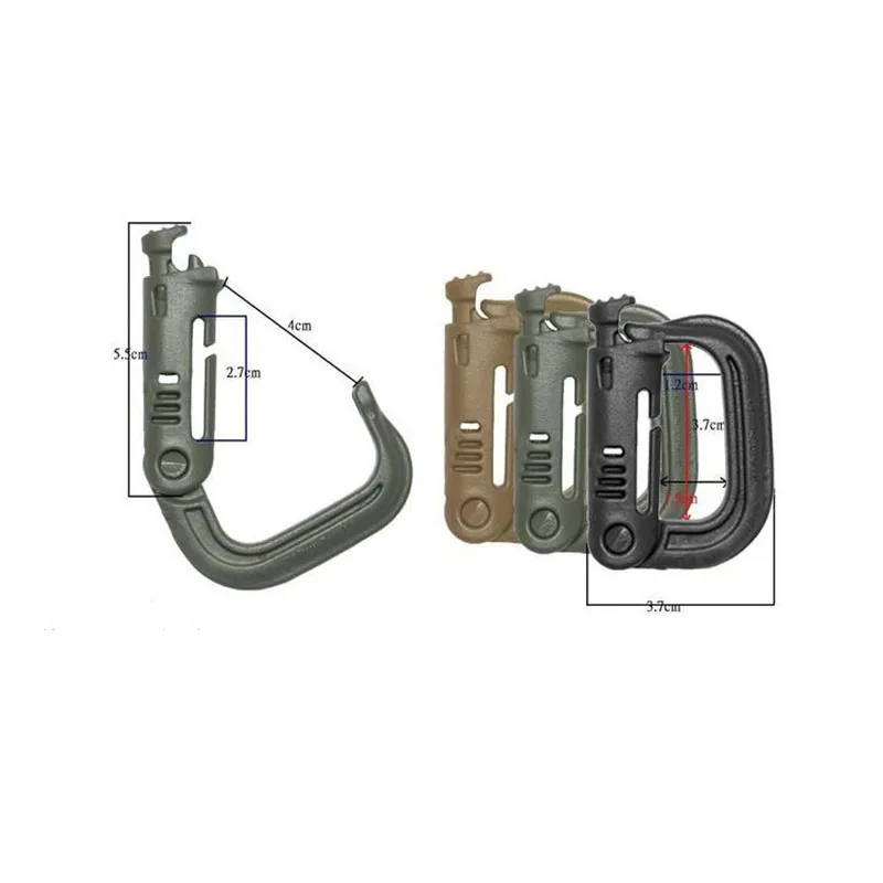 Многофункциональный фиксатор d-образного кольца подвесной крюк тактическая