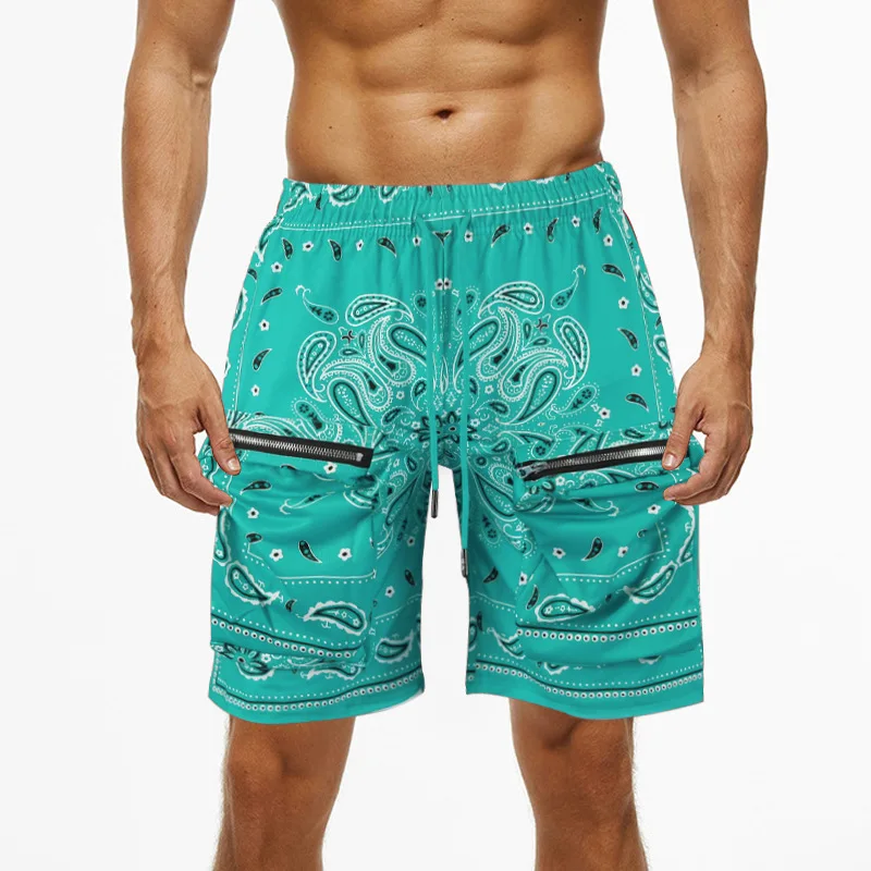 

Trendy Hip Hop Men's Sports Shorts Summer New Moisture Absorption And Sweat Wicking Running Fitness Training Shorts