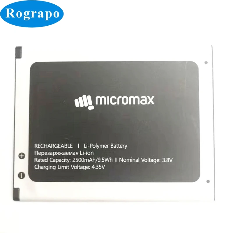 Новый 3 8 V 2500mAh ACBPR25M05 Сменный аккумулятор для Micromax минат 4 Q440 смартфон Полная