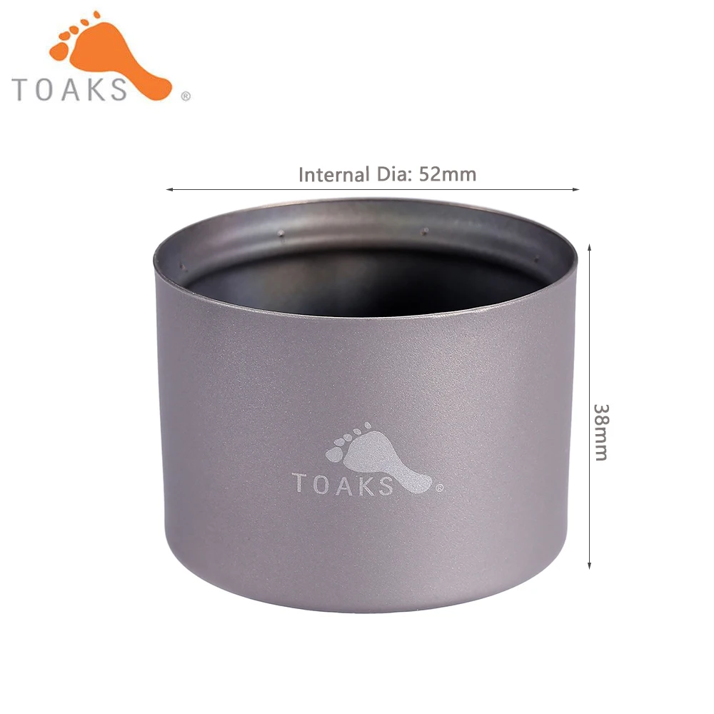 TOAKS Титан спиртовая горелка газовая плита на древесине выгорание горшок стенд