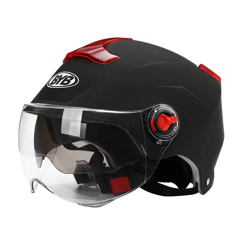 Protective Helmet German Capacete Retro Motorcycle Helmets For Women Men Casco Mujer Jet Anti Fog Open Face | Автомобили и
