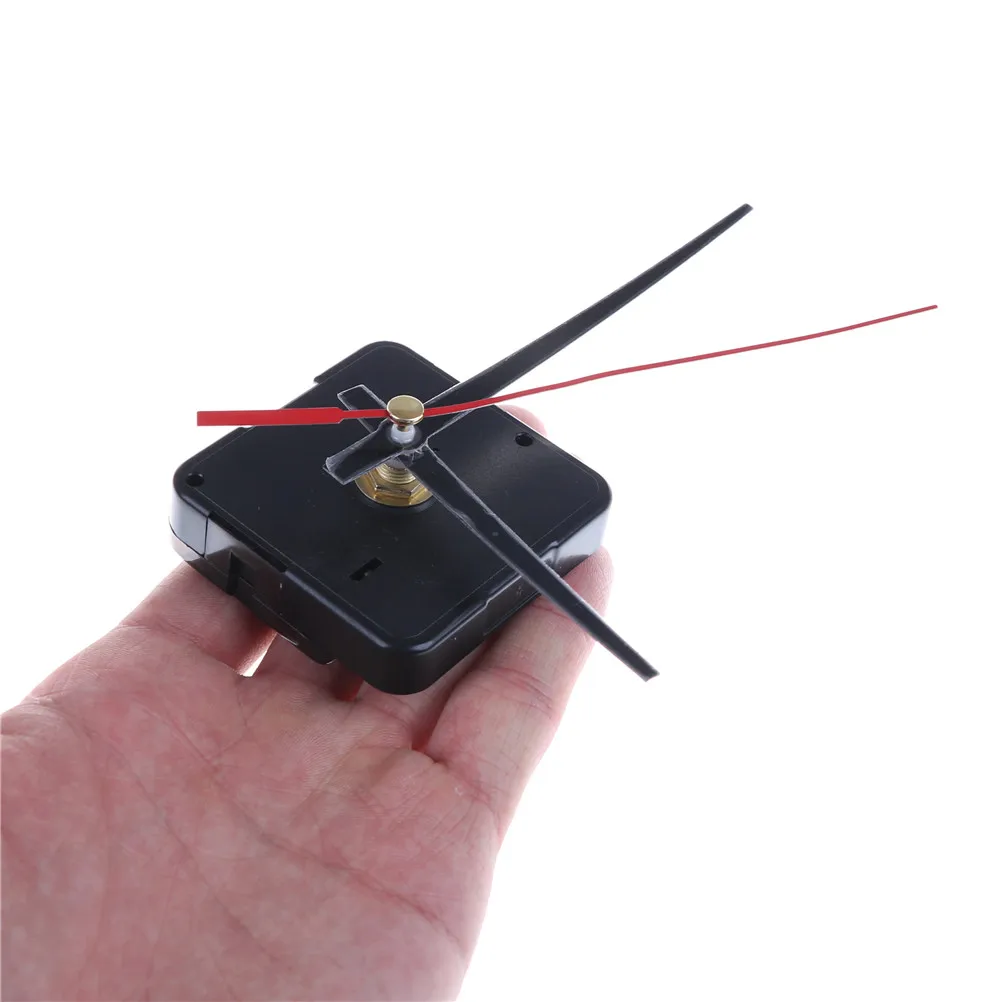 1 Набор DIY Тихие большие часы настенные кварцевые механизм движения черные и