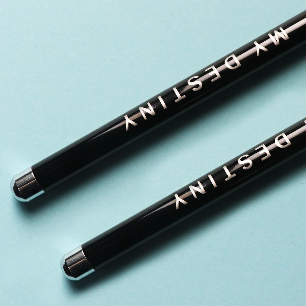 Профессиональная двухсторонняя кисть для туши ресниц Металлическая стальная