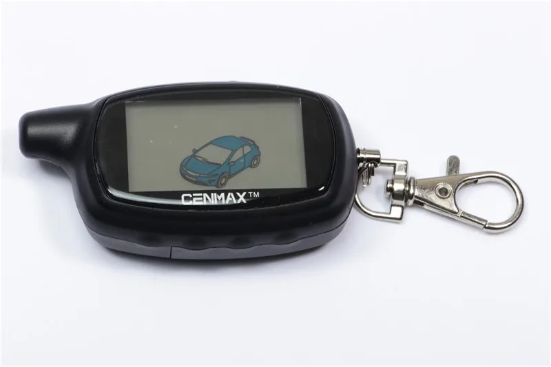 

New CENMAX ST-7A Russian LCD remote control for CENMAX ST7A 7A LCD keychain car remote 2-way car alarm