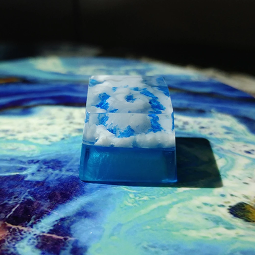 Pandora Planet смоляная Крышка для ключа с подсветкой для Cherry Mx механическая клавиатура ручной работы Fuji Mount Sky светящаяся крышка DIY клавиатура - Цвет: Keycap 5