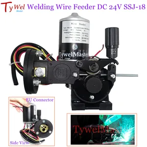 Сварочная проволока, подача проволоки, 24 В постоянного тока, 2 рулона, подача проволоки в сборе, фидерный рулон для стальной, алюминиевой проволоки с флюсовой сердцевиной, аппарат для сварки MIG